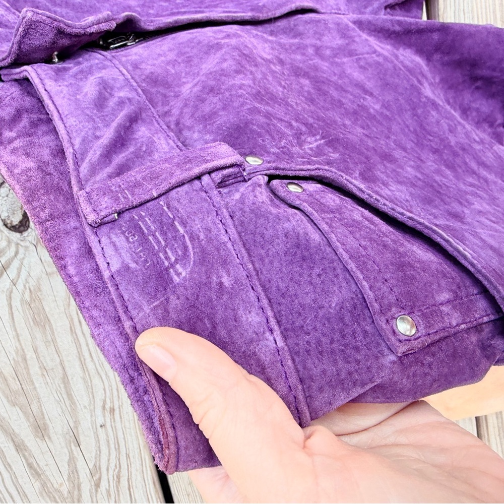 Vintage 100% leather Pants - Picture 7 of 12